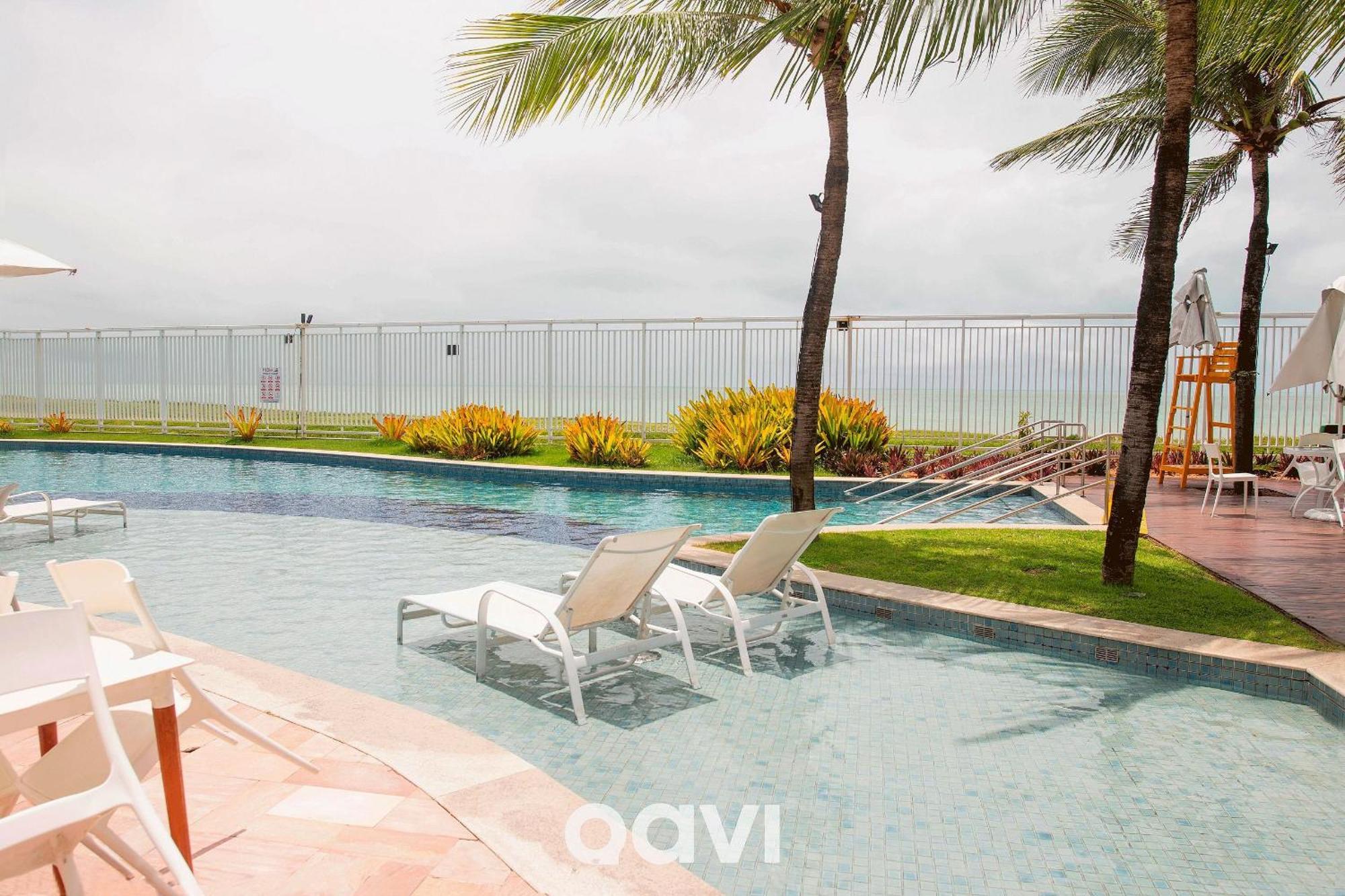 Qavi - Flat Resort Beira Mar Cotovelo #Inmare322 Parnamirim Εξωτερικό φωτογραφία